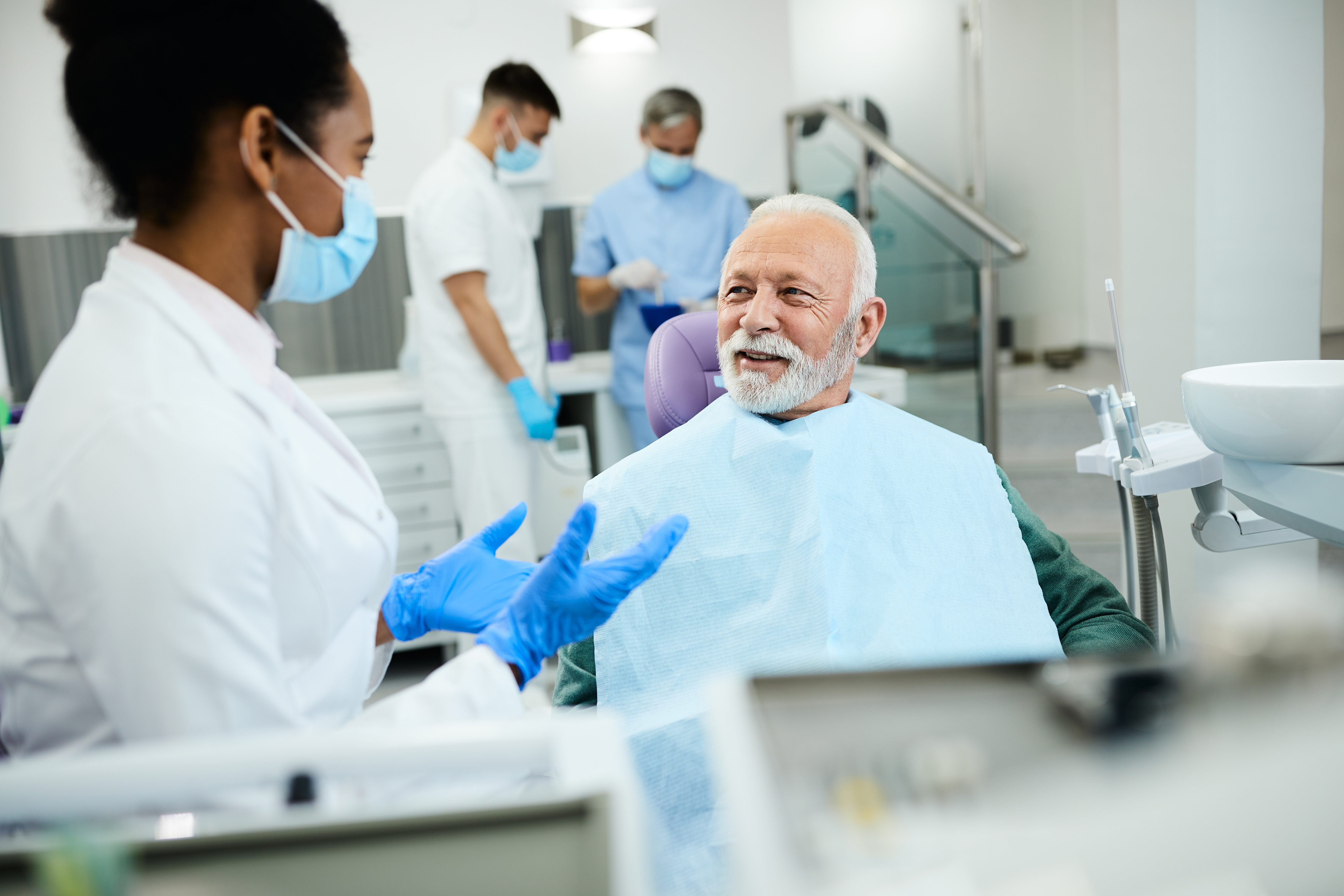 DENTAL PROCEDURES DURING PANDEMIC ARE NO RISKIER THAN A DRINK OF WATER