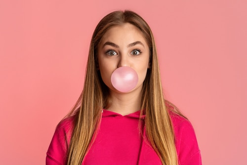 CHEWING GUM TO PREVENT CAVITIES
